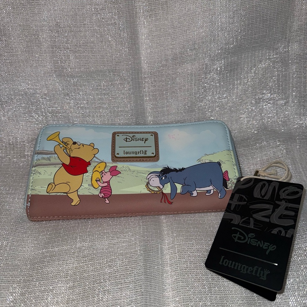 Loungefly Winnie the Pooh 95th Anniversary Zip Around Wallet
